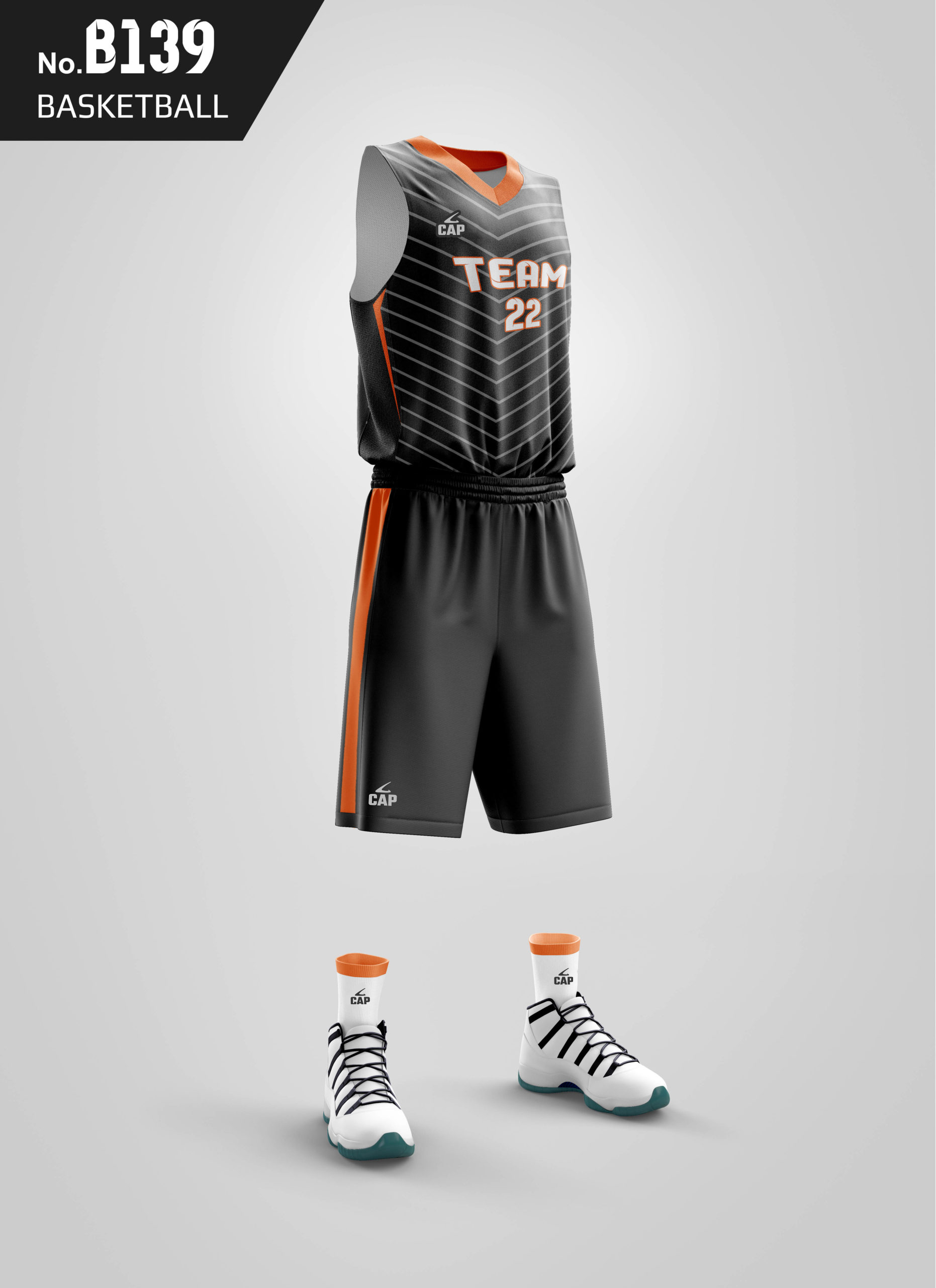 B139 - ALL STAR ΨΗΦΙΑΚΗ ΣΤΟΛΗ ΜΠΑΣΚΕΤ ΜΕ ΣΧΕΔΙΟ ΣΤΟ ΠΛΆΙ