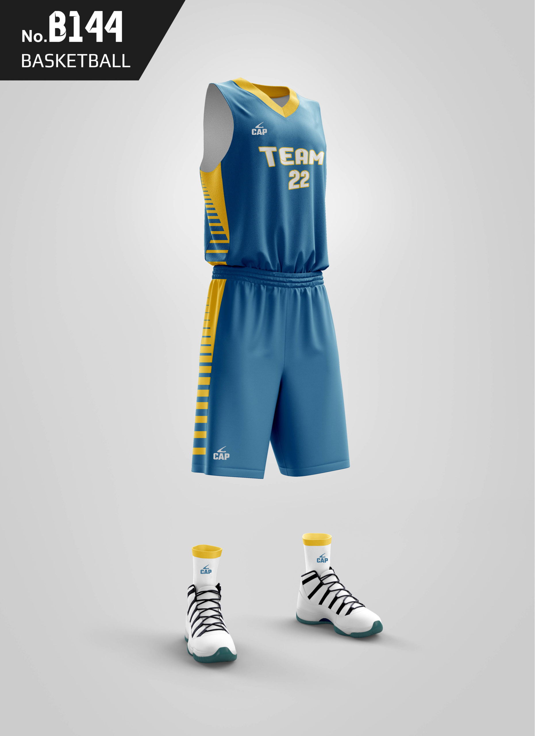 B144 - ALL STAR ΣΤΟΛΗ ΜΠΑΣΚΕΤ ΜΕ ΣΧΕΔΙΟ ΣΤΟ ΠΛΆΙ