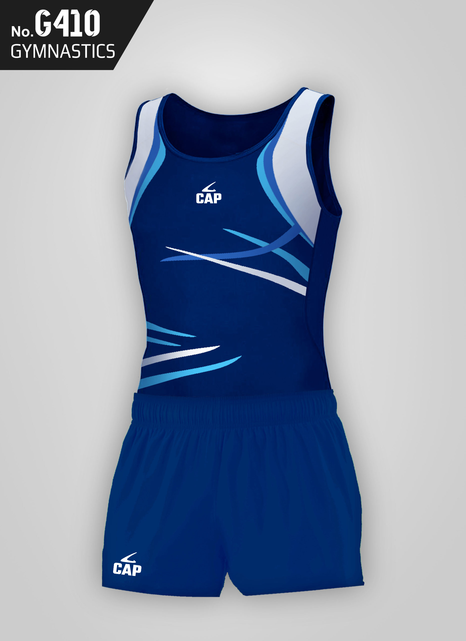 G410- ΑΝΔΡΙΚΟ ΚΟΡΜΑΚΙ & ΣΟΡΤΣ ΓΥΜΝΑΣΤΙΚΗΣ - BLUE WAVE