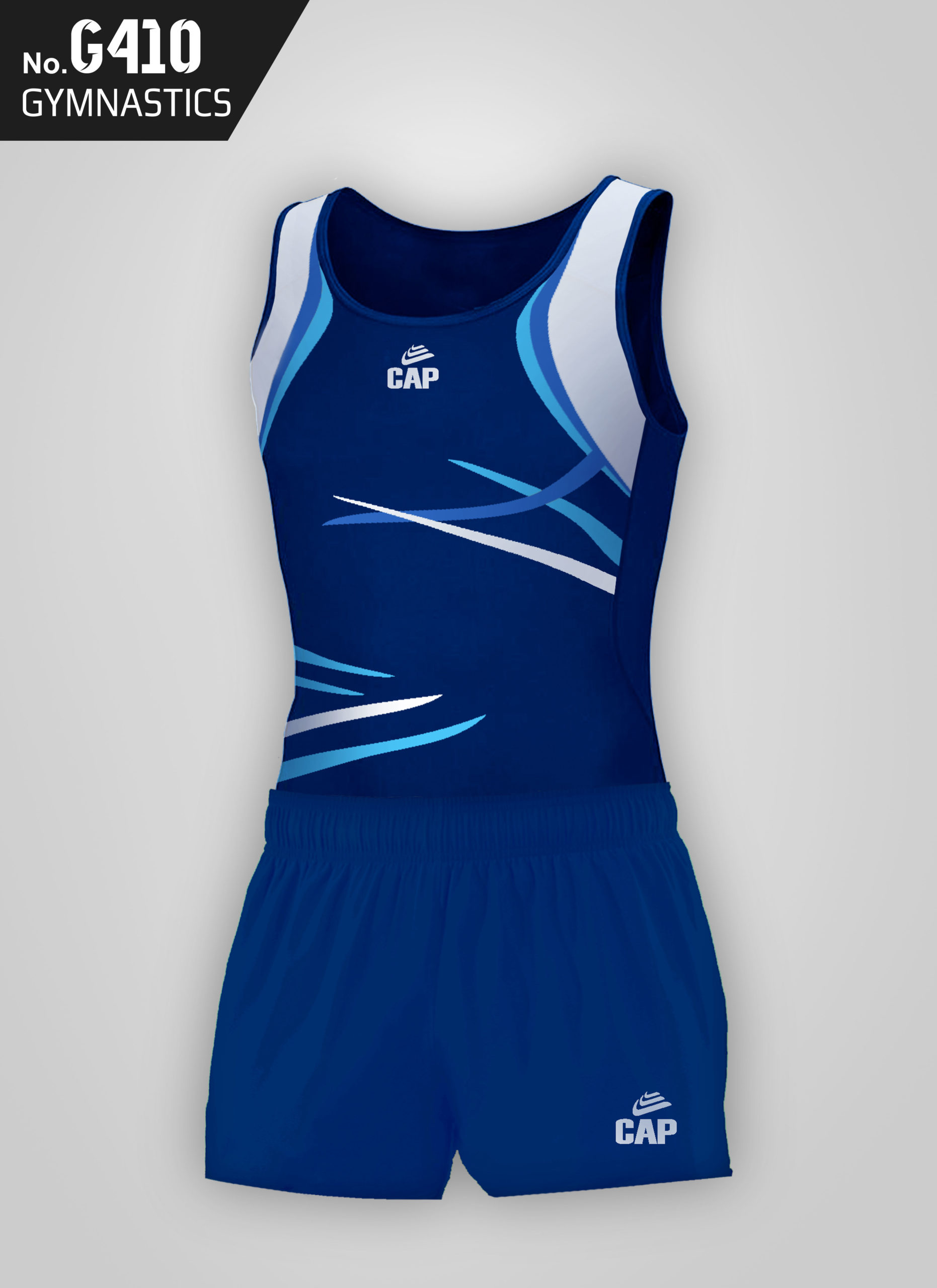 G410- ΑΝΔΡΙΚΟ ΚΟΡΜΑΚΙ & ΣΟΡΤΣ ΓΥΜΝΑΣΤΙΚΗΣ - BLUE WAVE